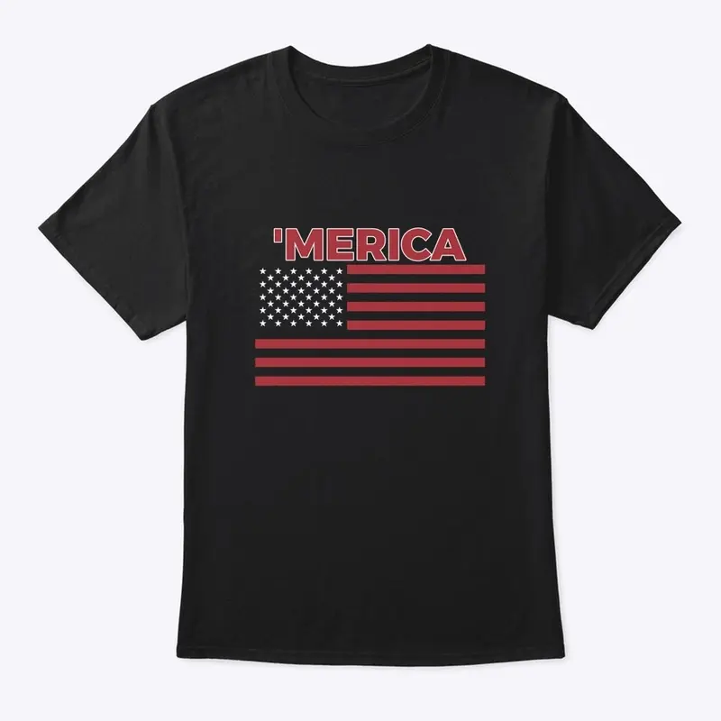 'Merica Black T-Shirt