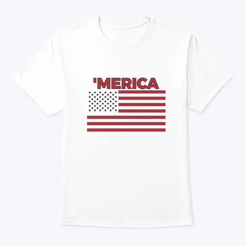 'Merica White T-Shirt