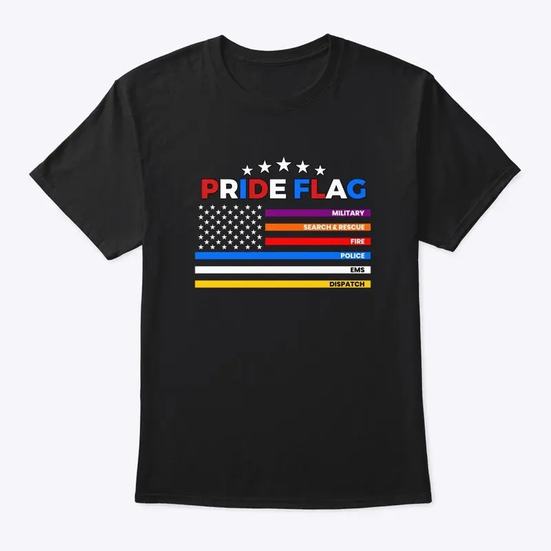 Pride Flag Caption - T-Shirt